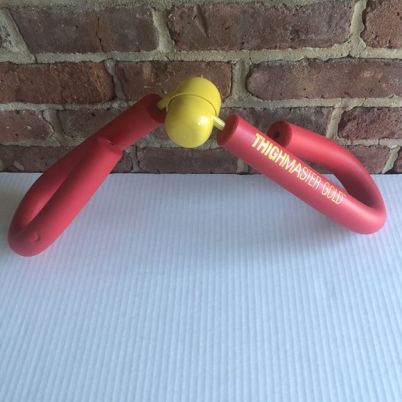 Thigh Master Other Vintage Suzanne Somers Thighmaster Gold Red
